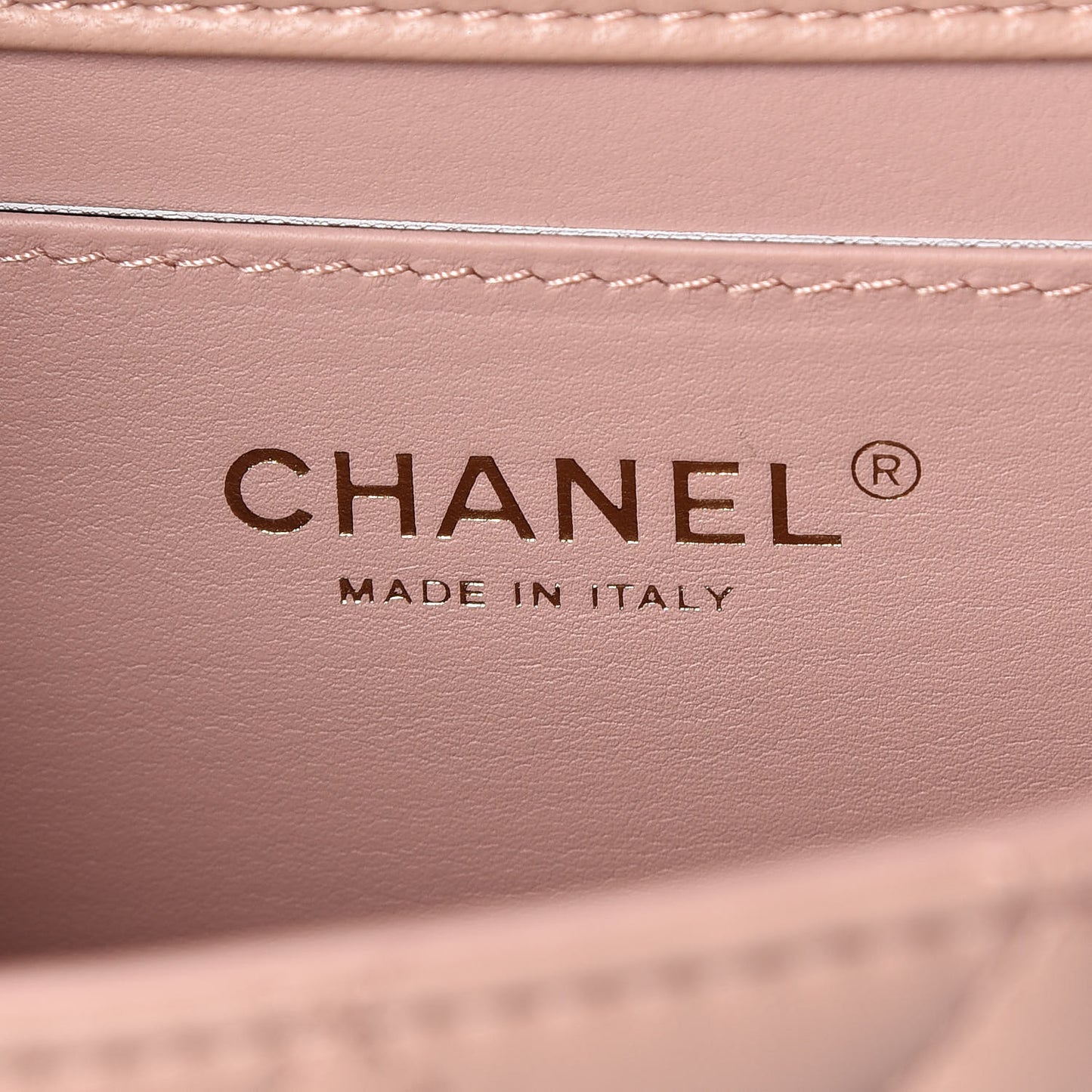 Lambskin Quilted Fantasy Pearl Flap Nude