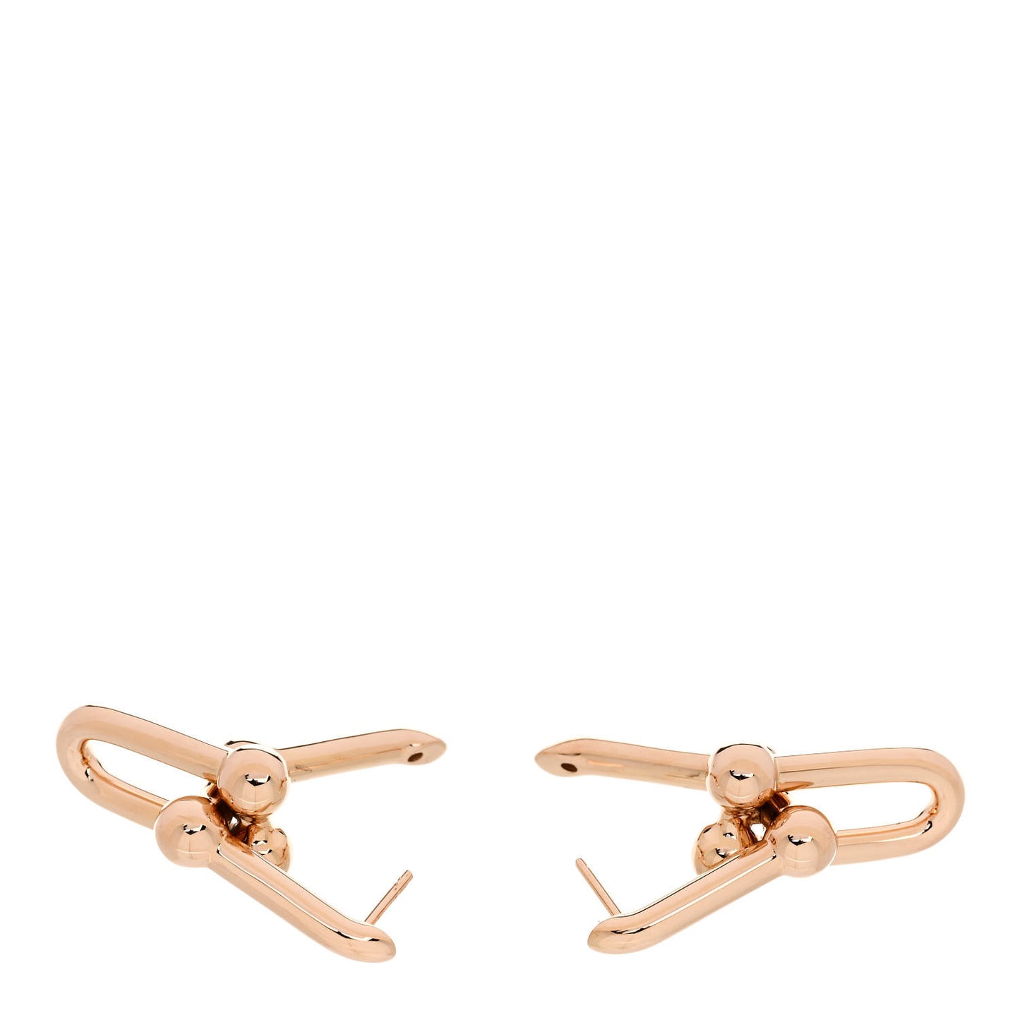 18K Rose Gold Large HardWear Link Earrings