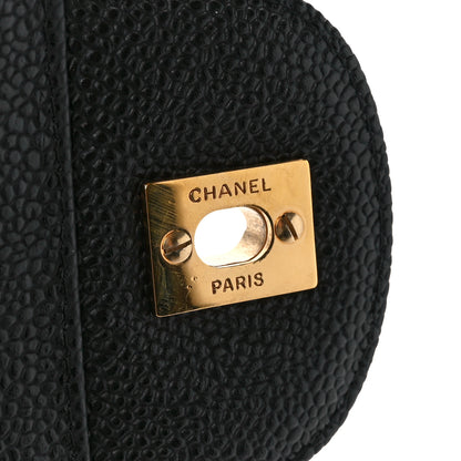 Chanel Caviar Quilted Maxi Single Flap Black 7 of 11