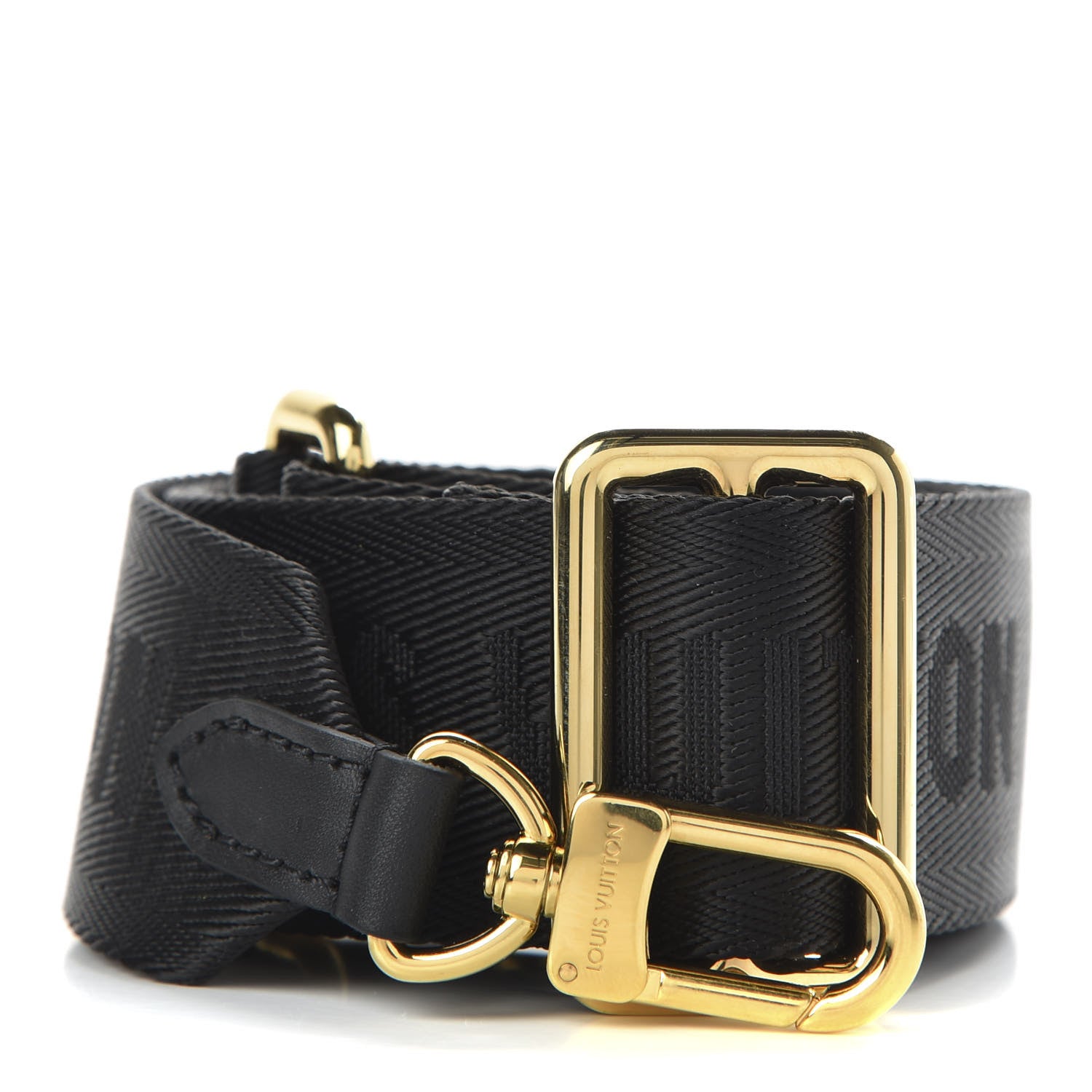 Louis Vuitton Nylon Petite Malle Souple Shoulder Strap Black 1 of 6