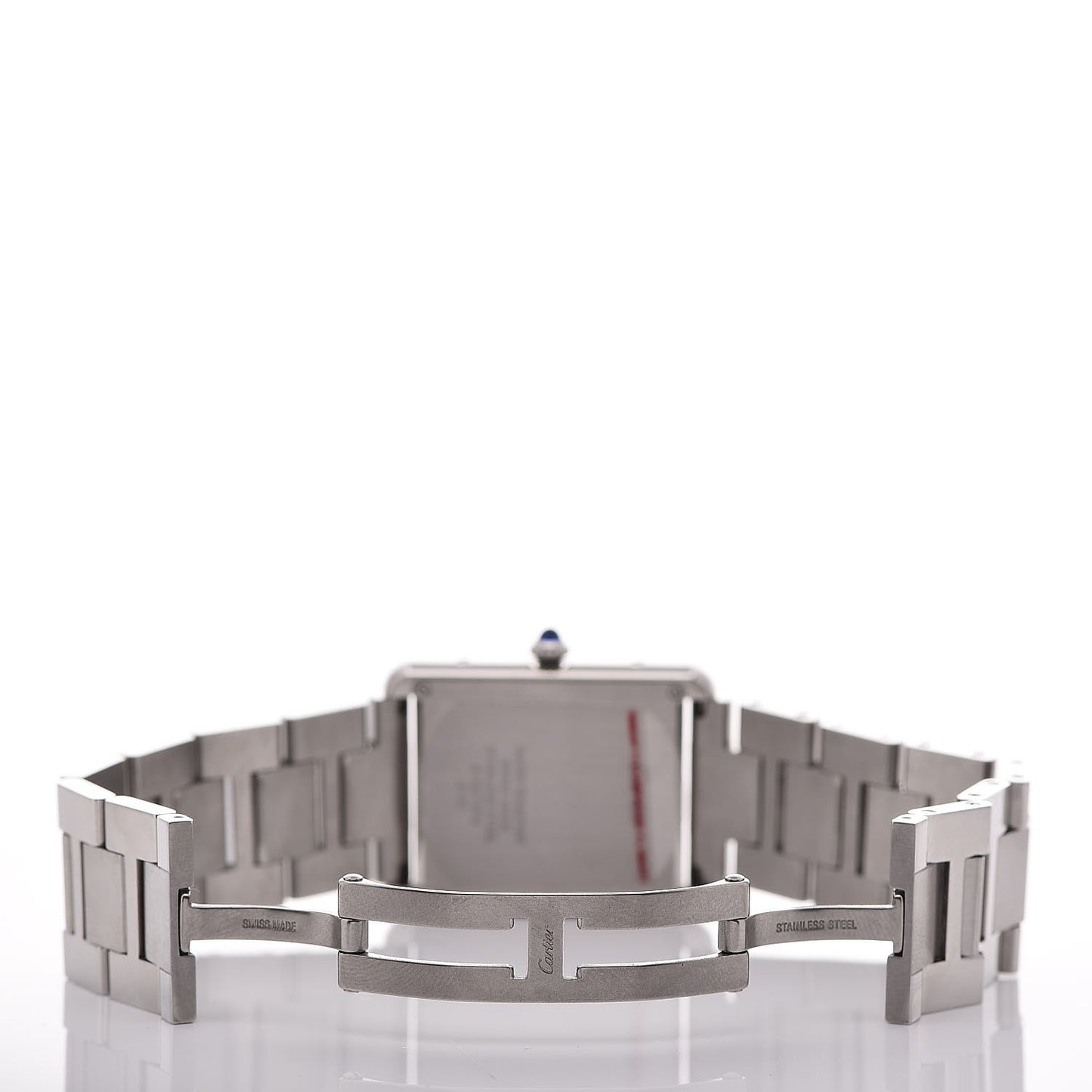 Stainless Steel 27mm Tank Solo Quartz Watch
