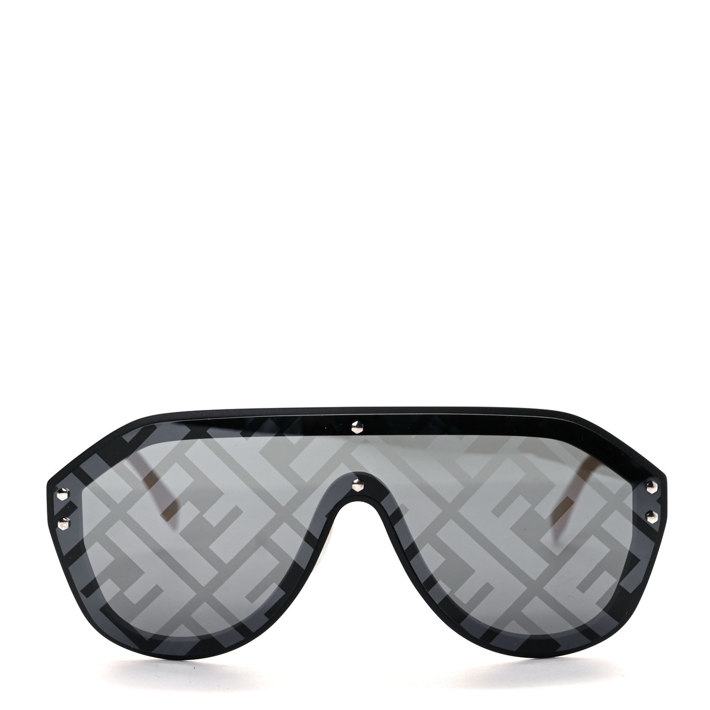 Rubber FF Fabulous Shield Sunglasses FF M0039/G/S Black Yellow