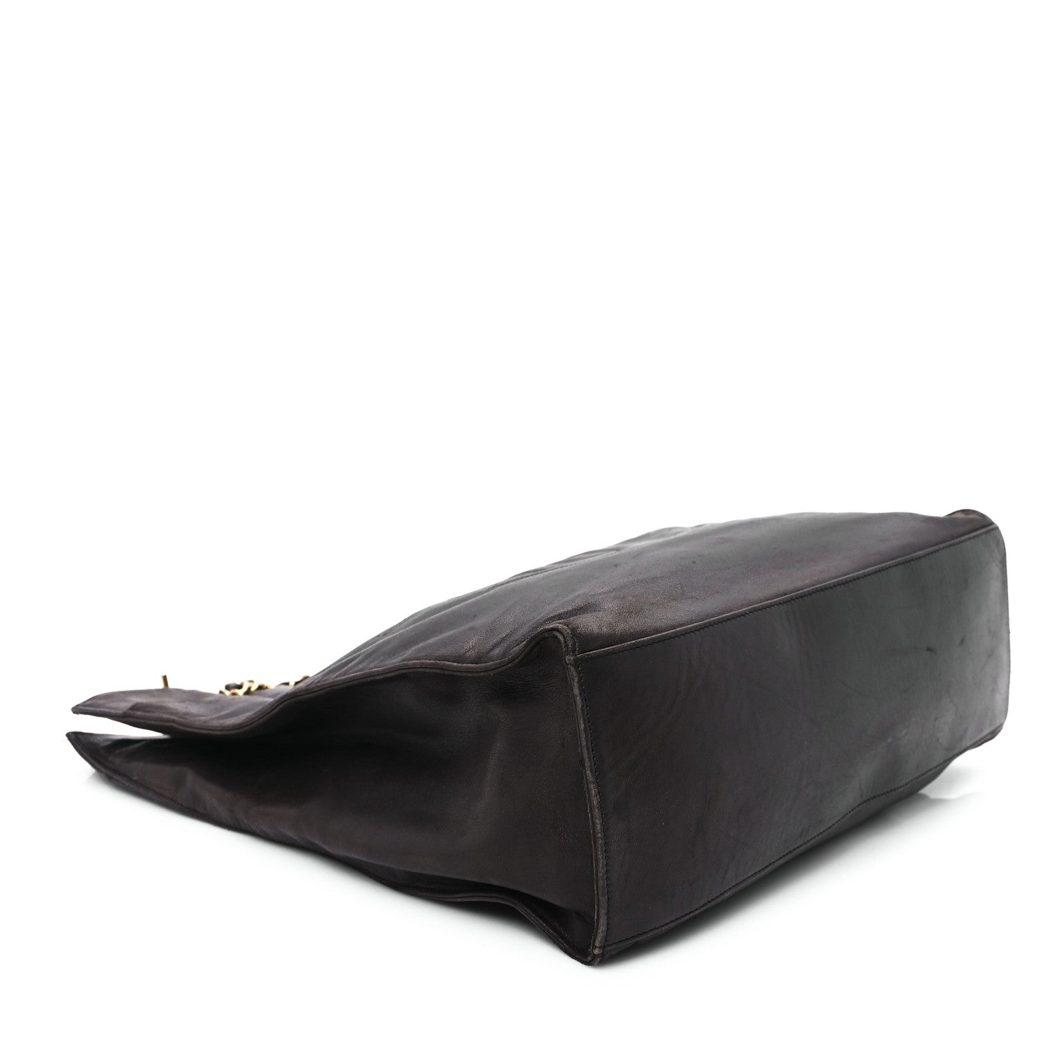 Chanel Lambskin CC Shoulder Bag Brown 4 of 12