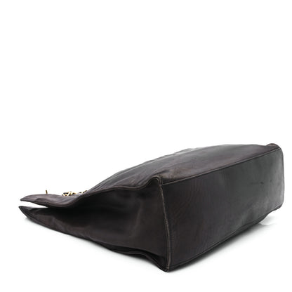 Chanel Lambskin CC Shoulder Bag Brown 4 of 12
