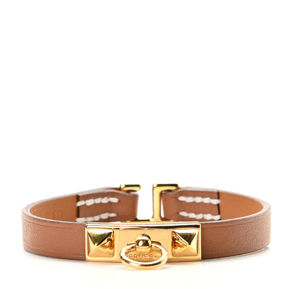 Hermes Swift Rivale Micro Bracelet T3 Gold 1 of 5
