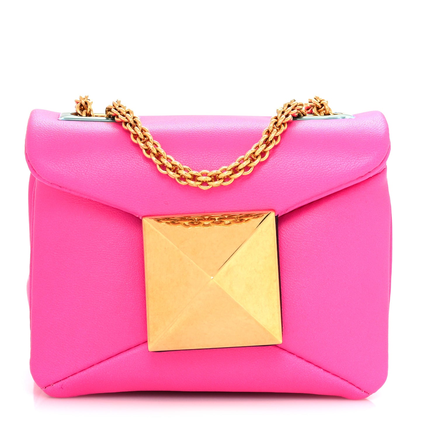Nappa Micro One Stud Chain Bag Pink PP