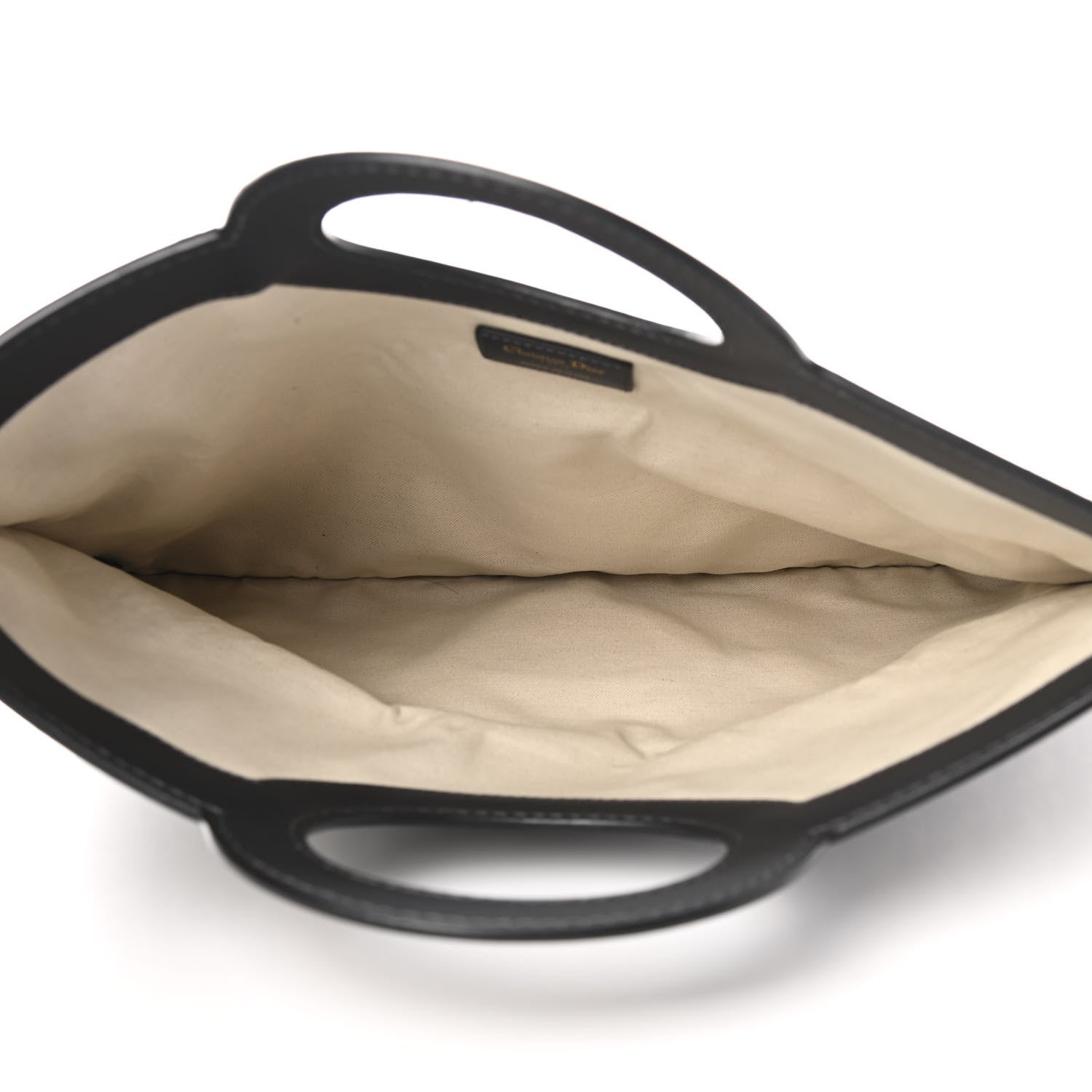 Christian Dior Oblique Fold Over Clutch Blue 8 of 10