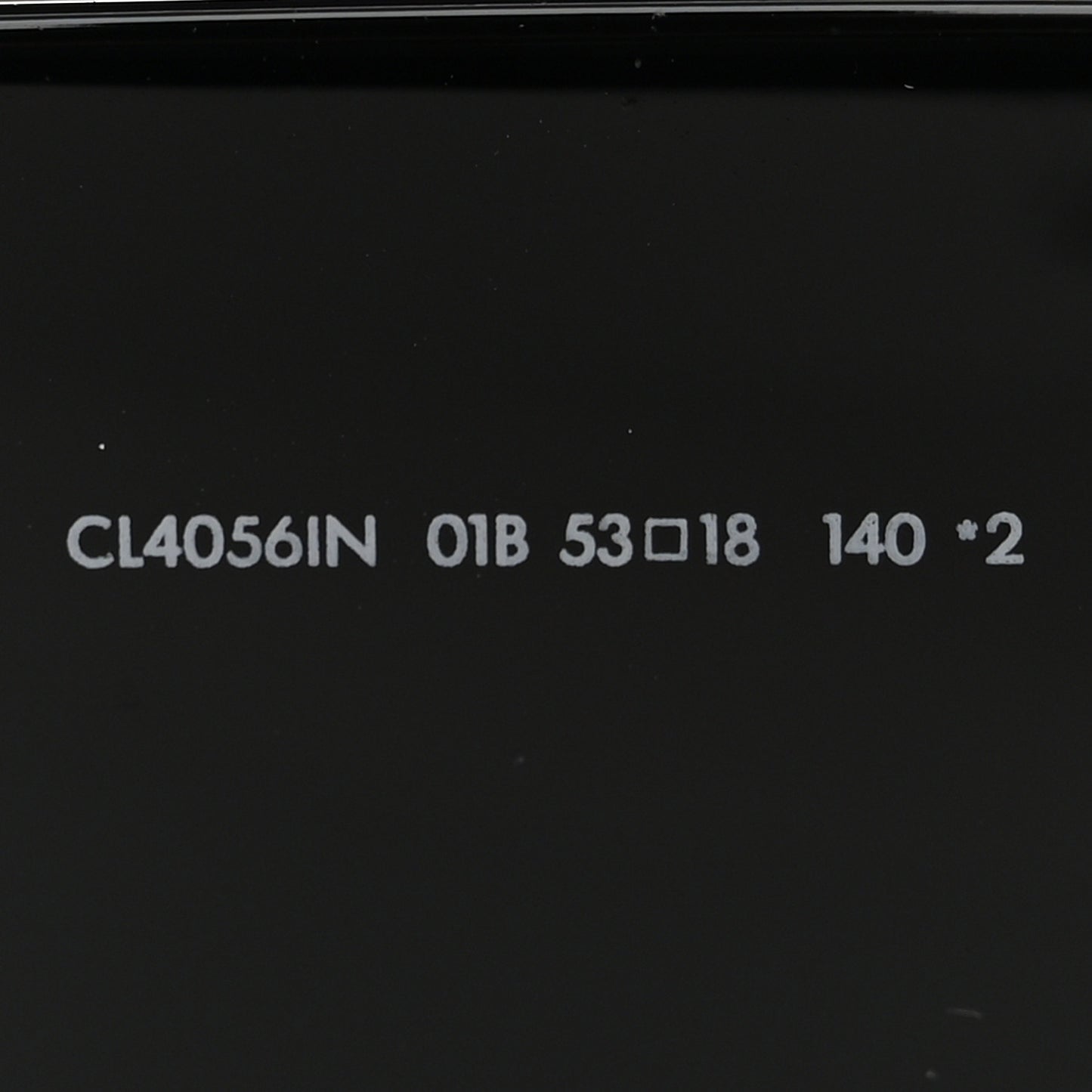 Acetate Rectangular Sunglasses CL4056IN Black