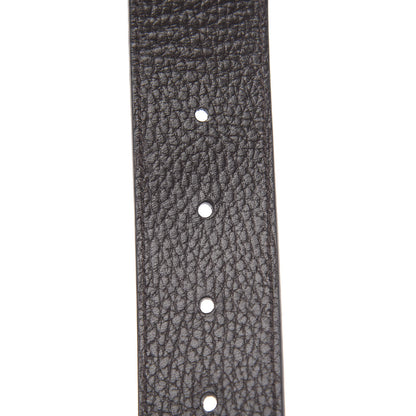 Gucci Calfskin Double G Reversible 37mm Belt 90 36 Black Cocoa 6 of 7