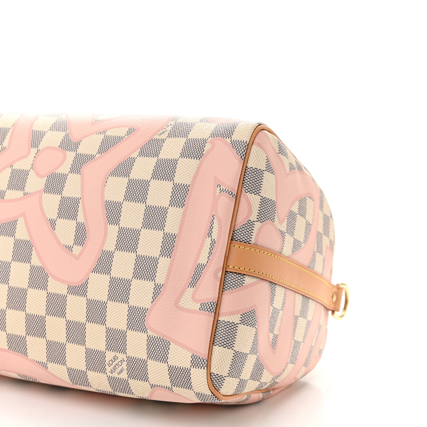 Damier Azur Tahitienne Speedy Bandouliere 30 Rose Ballerine