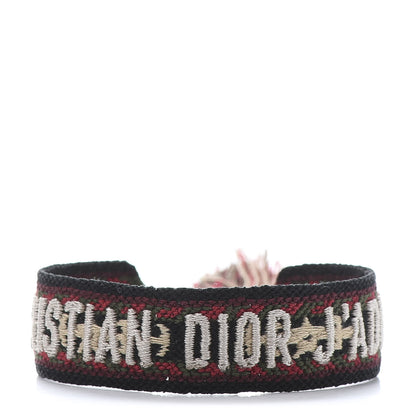 Christian Dior Woven Cotton J'Adior Friendship Bracelet Set Multicolor 3 of 8