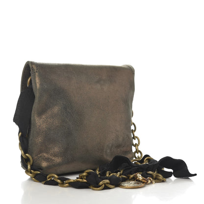 Lanvin Metallic Lambskin Mini Happy Pop Crossbody Bronze 3 of 9