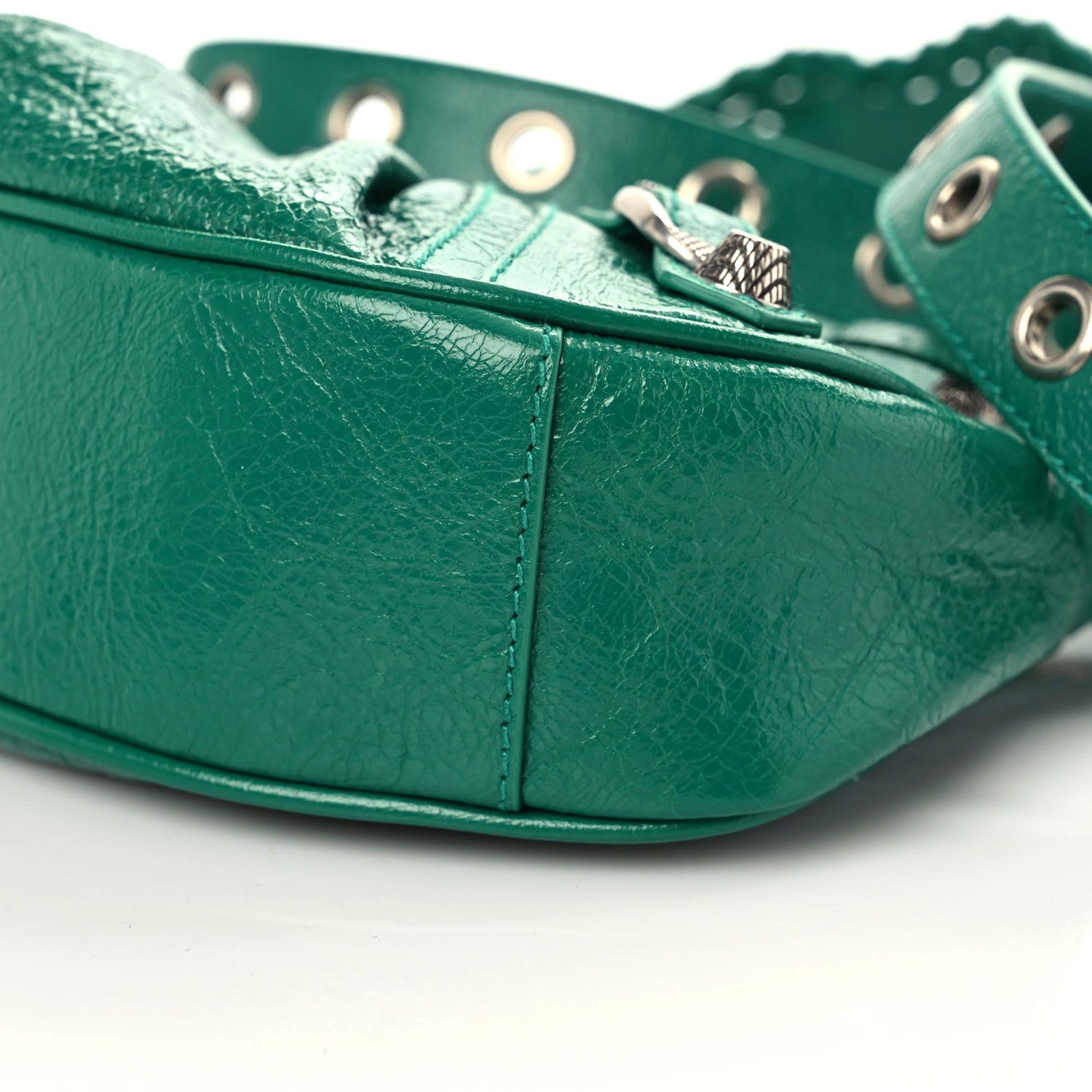 Balenciaga Agneau Arena XS Le Cagole Shoulder Bag Jade 6 of 9