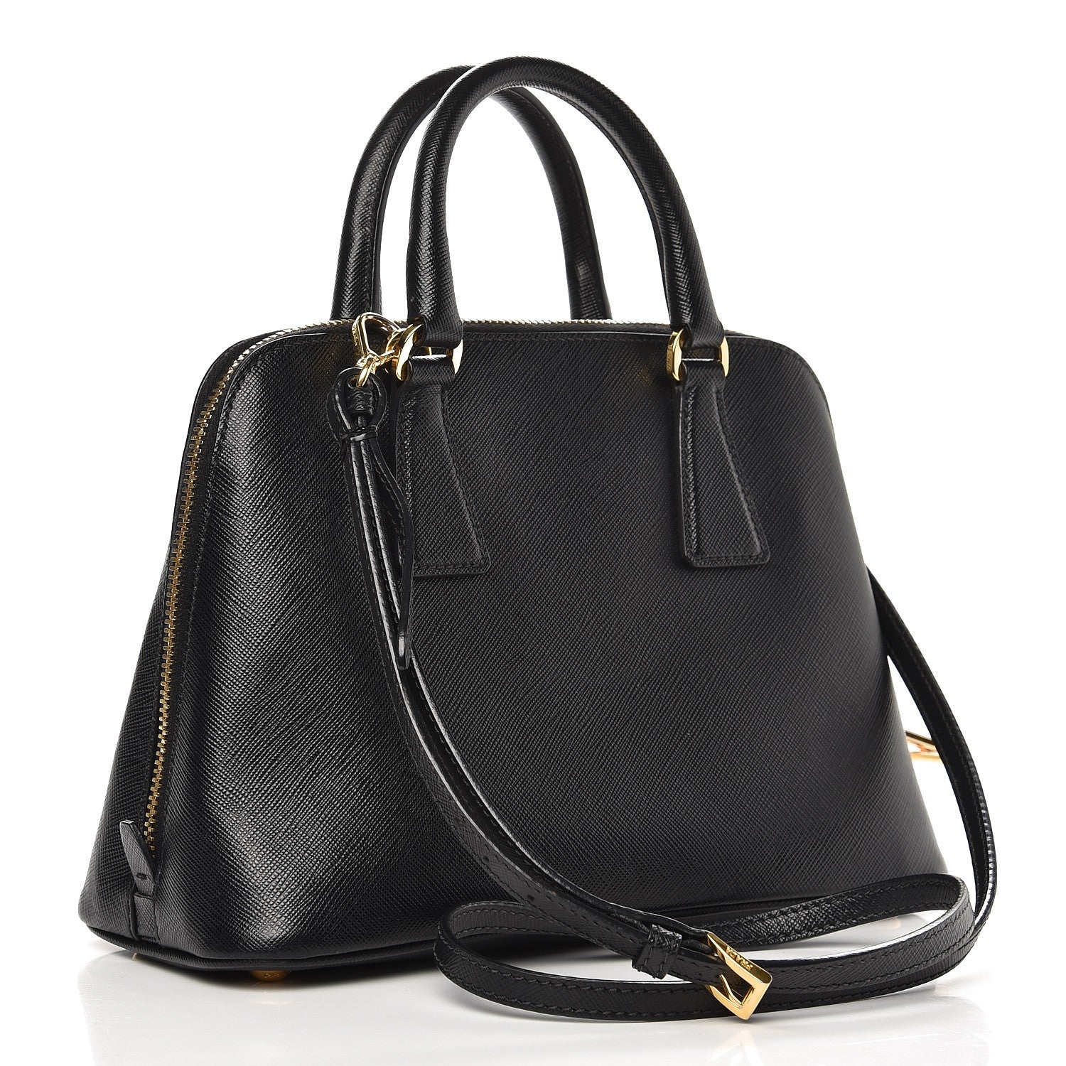 Prada Saffiano Lux Small Promenade Tote Black 3 of 6