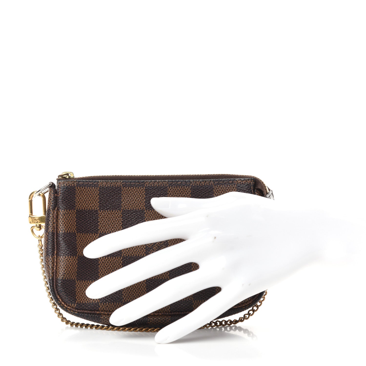 Louis Vuitton Damier Ebene Mini Pochette Accessories 2 of 7