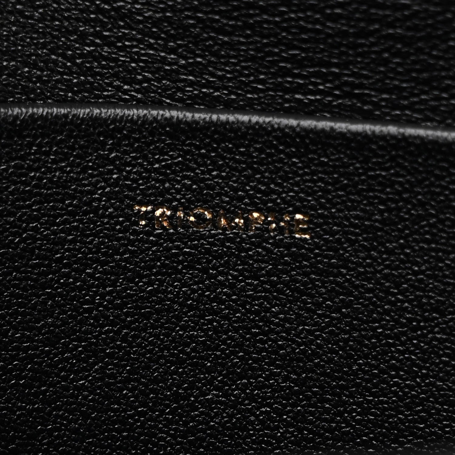 Celine Shiny Calfskin Nano Triomphe Black 7 of 11