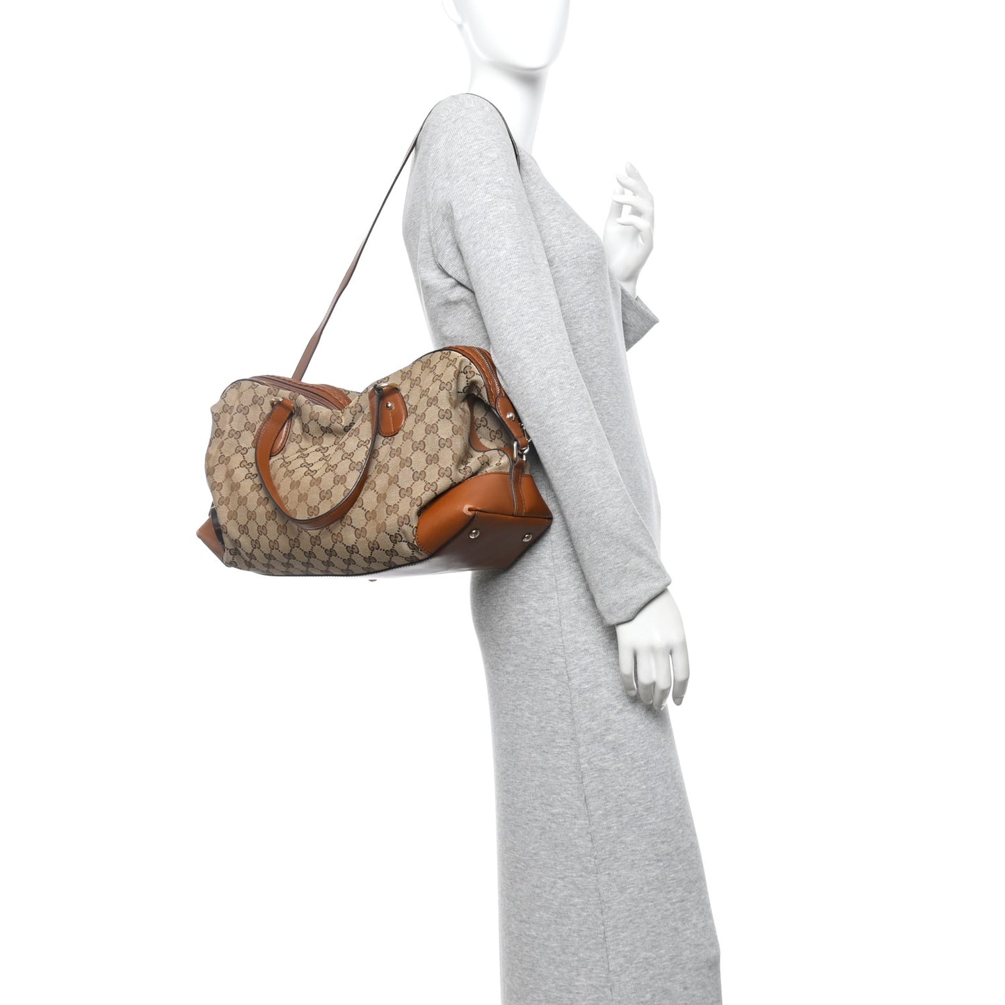 Monogram Small Brick Lane Boston Light Brown