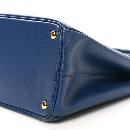 Prada Saffiano Lux Medium Tote Bluette 10 of 10