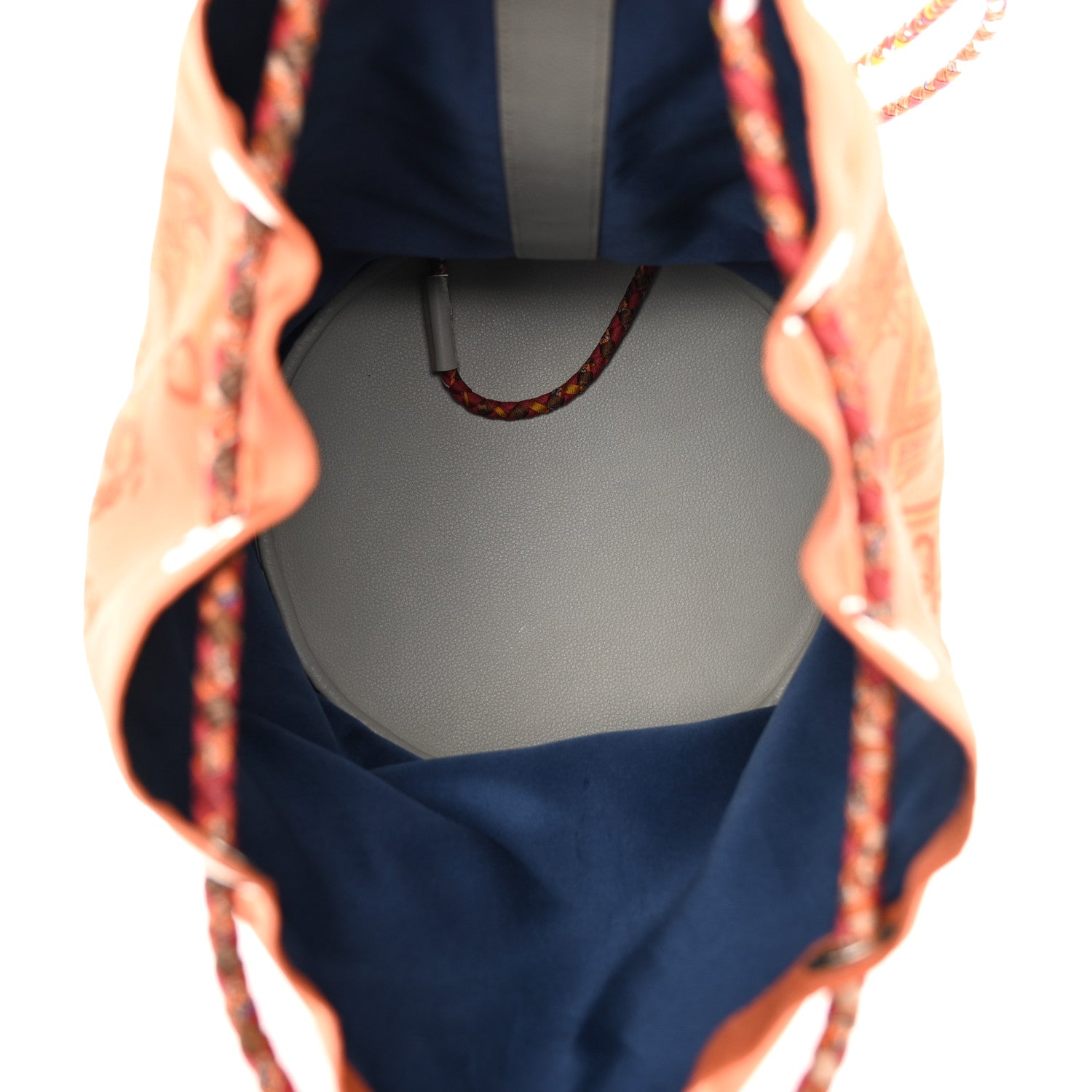 Hermes Silk Soie Cool Bridges de Gala Soft Red Pearl Grey 5 of 8