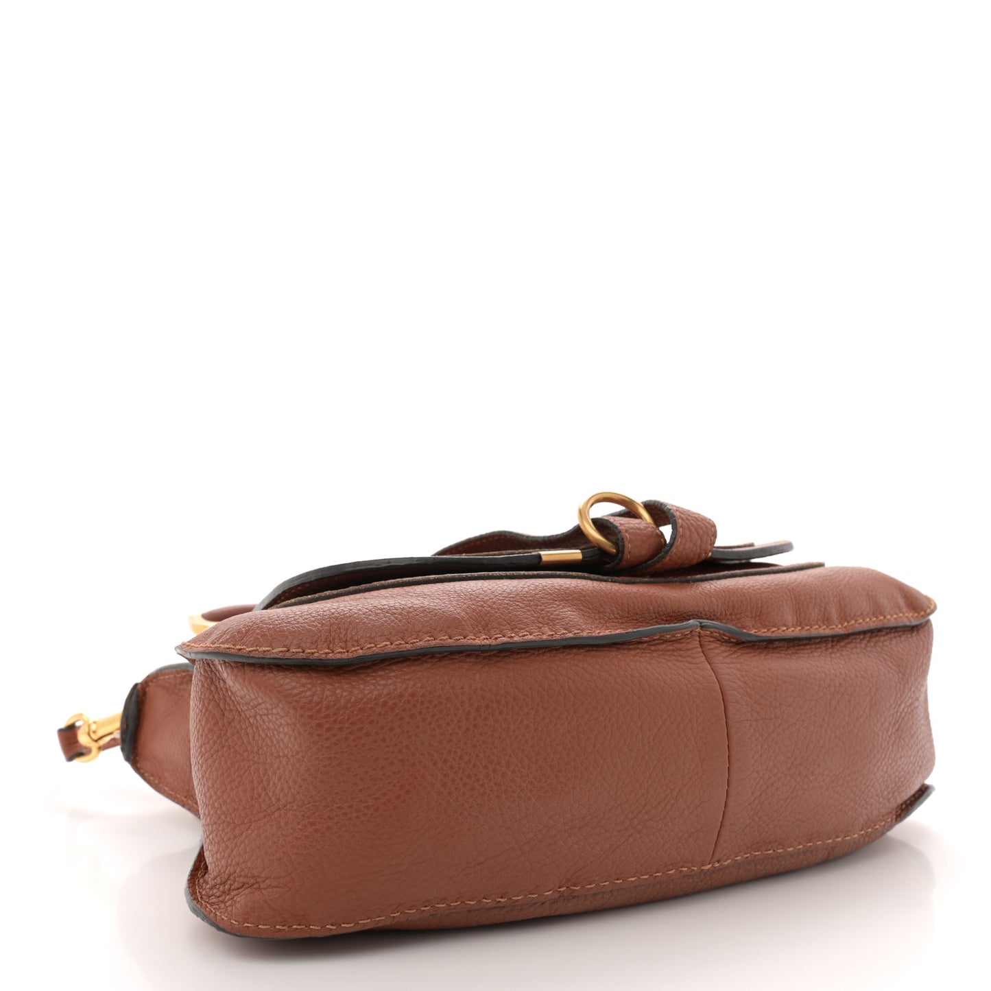 Calfskin Small Marcie Satchel Tan