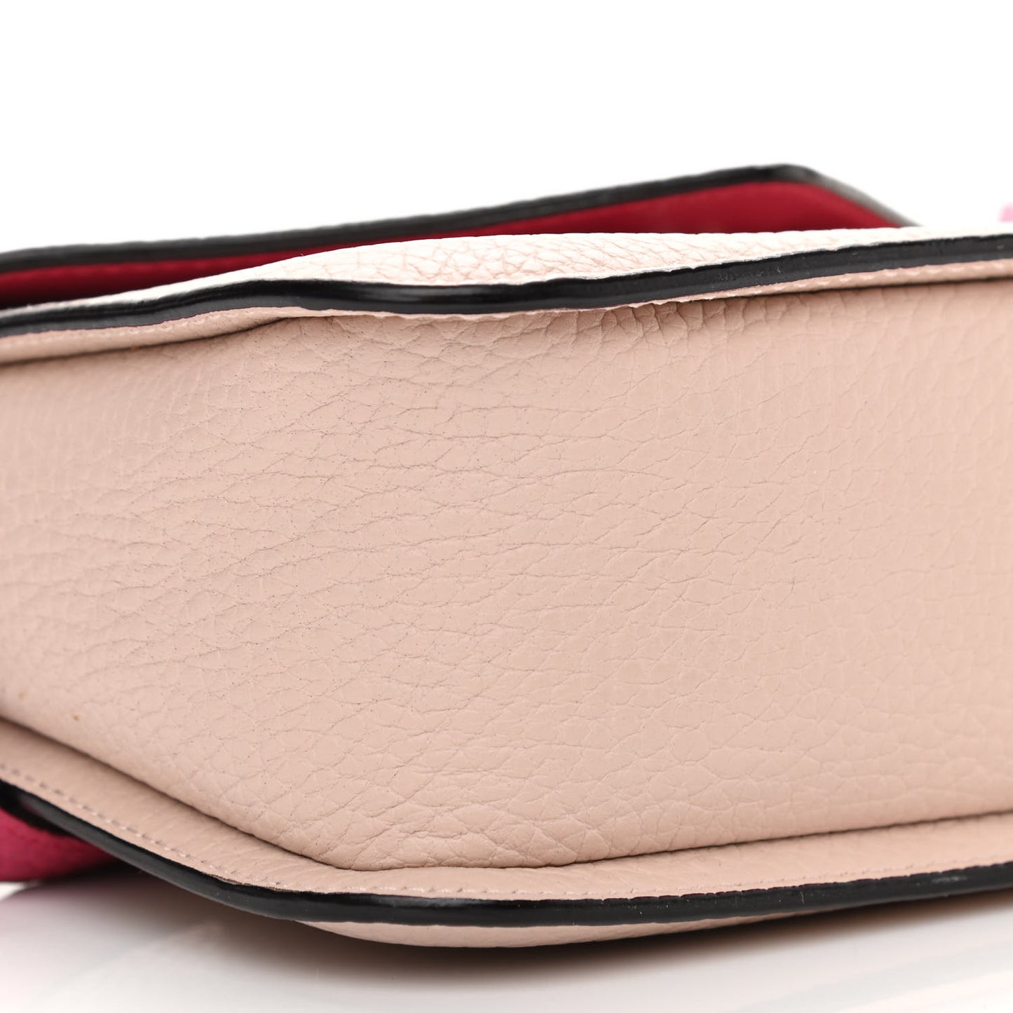 Bullcalf Diorissimo Promenade Envelope Pouch Fuchsia Rose Poudre