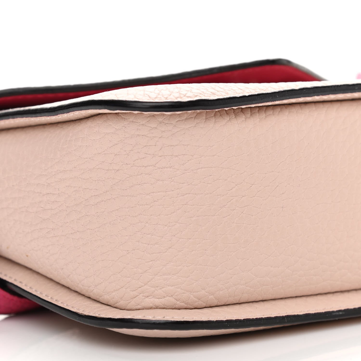 Christian Dior Bullcalf Diorissimo Promenade Envelope Pouch Fuchsia Rose Poudre 9 of 10