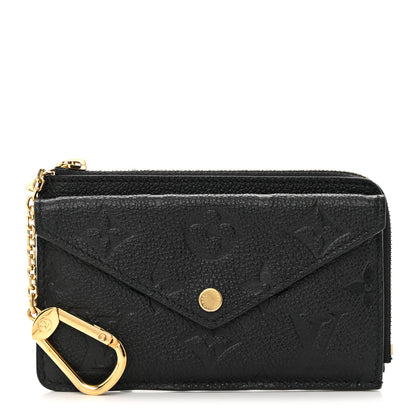 Louis Vuitton Empreinte Recto Verso Card Holder Black 1 of 8