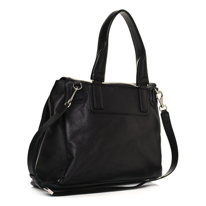 Givenchy Grained Calfskin Medium Pandora Pure Flap Bag Black 3 of 17