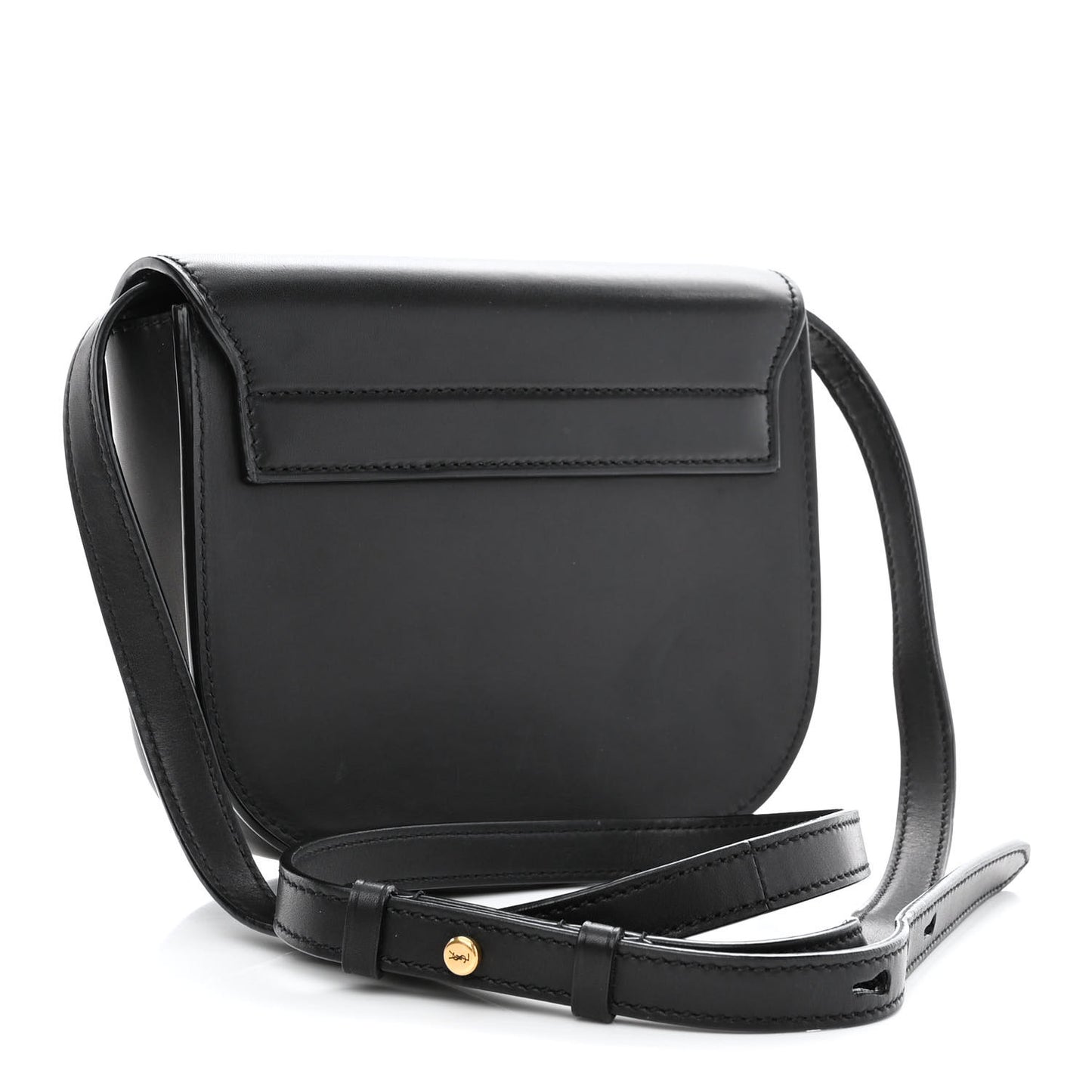 Smooth Calfskin Classic Monogram Small Kaia Satchel Black