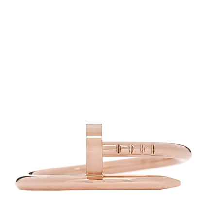 Cartier 18K Pink Gold Small Juste Un Clou Ring 53 6.5 1 of 6