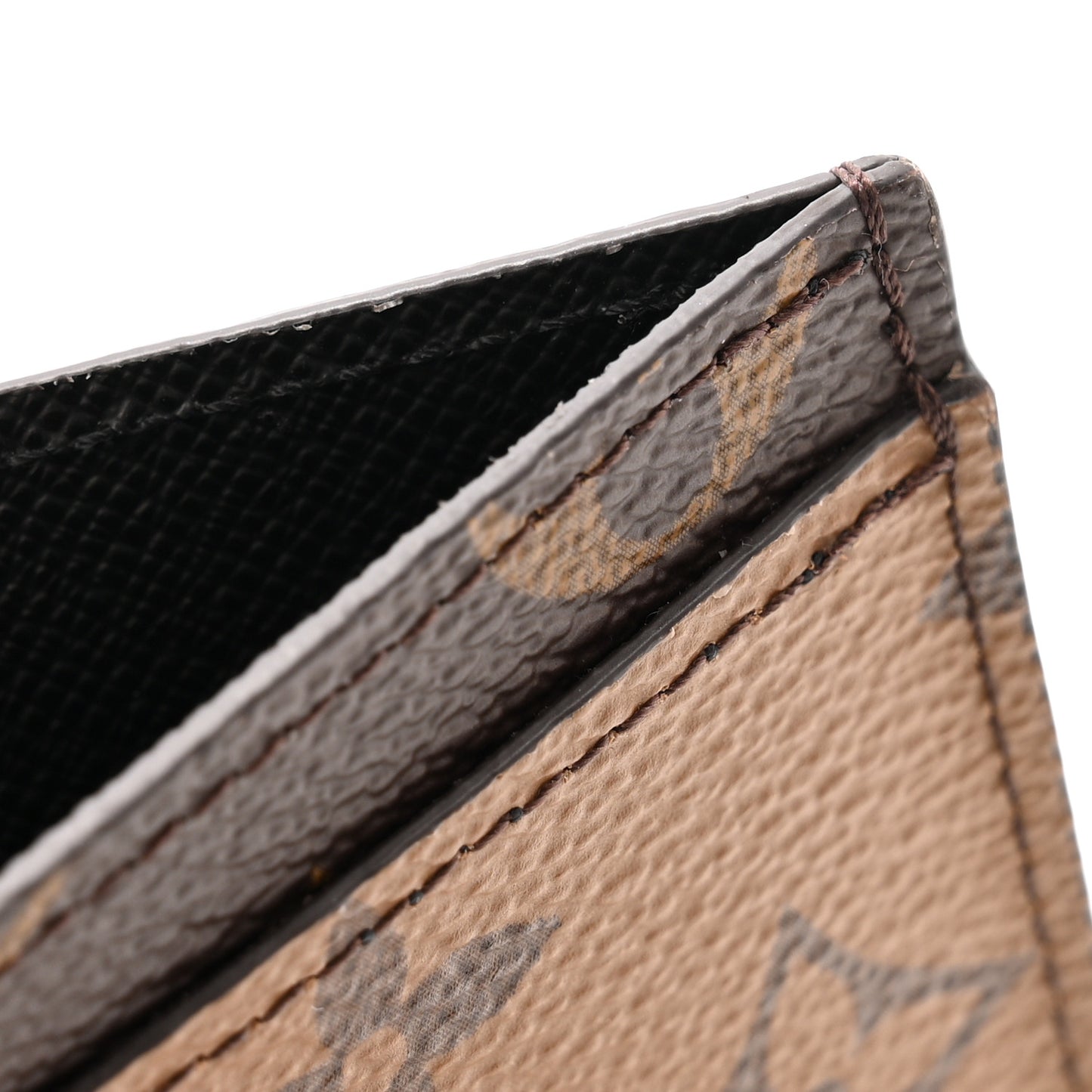 Reverse Monogram Card Holder