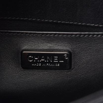 Chanel Lambskin Satin LED Metal Small Boy Flap Black 6 of 18