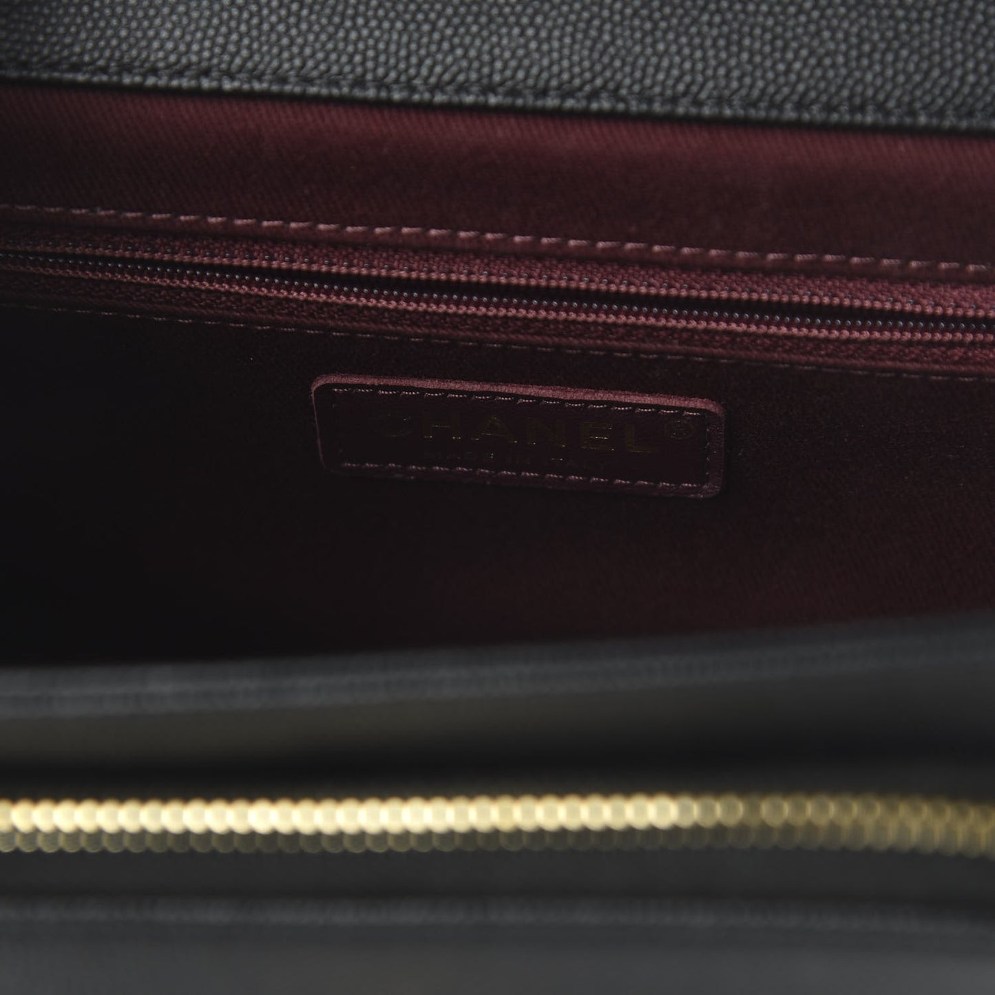 Caviar Quilted Small Business Affinity Flap Black