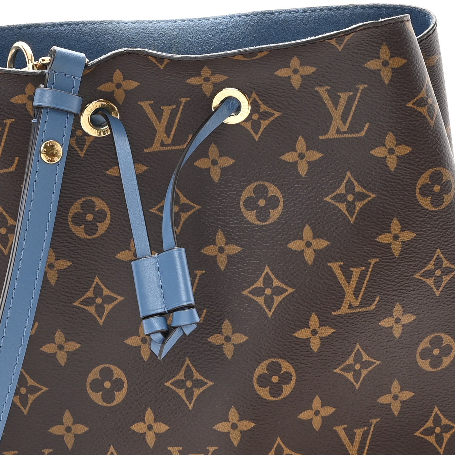 Louis Vuitton Monogram Neonoe MM Blue Jean 8 of 11
