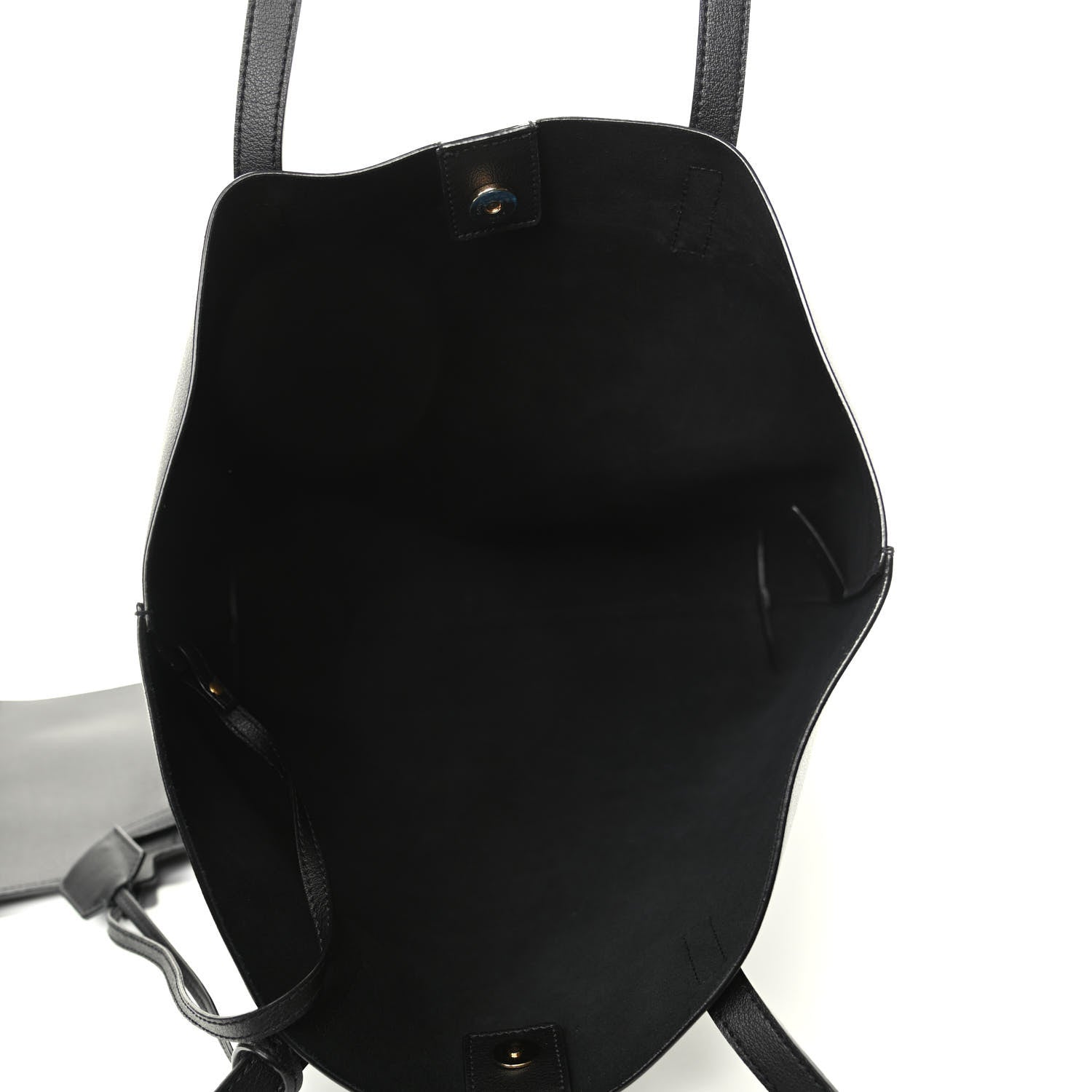 Saint Laurent Calfskin Medium Shopping Tote Black 5 of 9