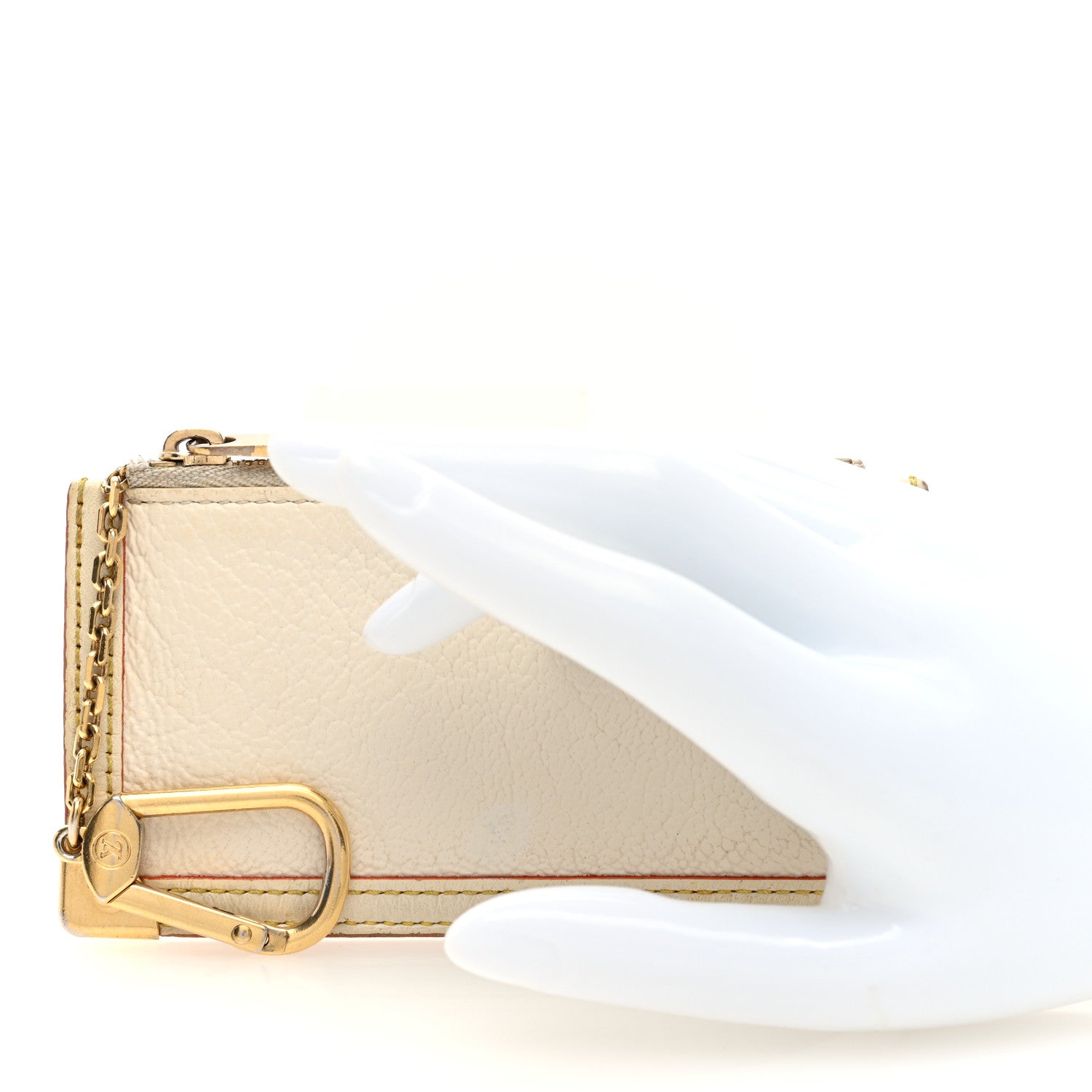 Louis Vuitton Suhali Key Pouch White 2 of 6
