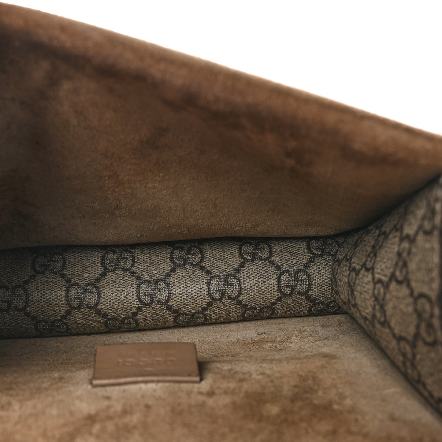 GG Supreme Monogram Mini Dionysus Shoulder Bag Taupe