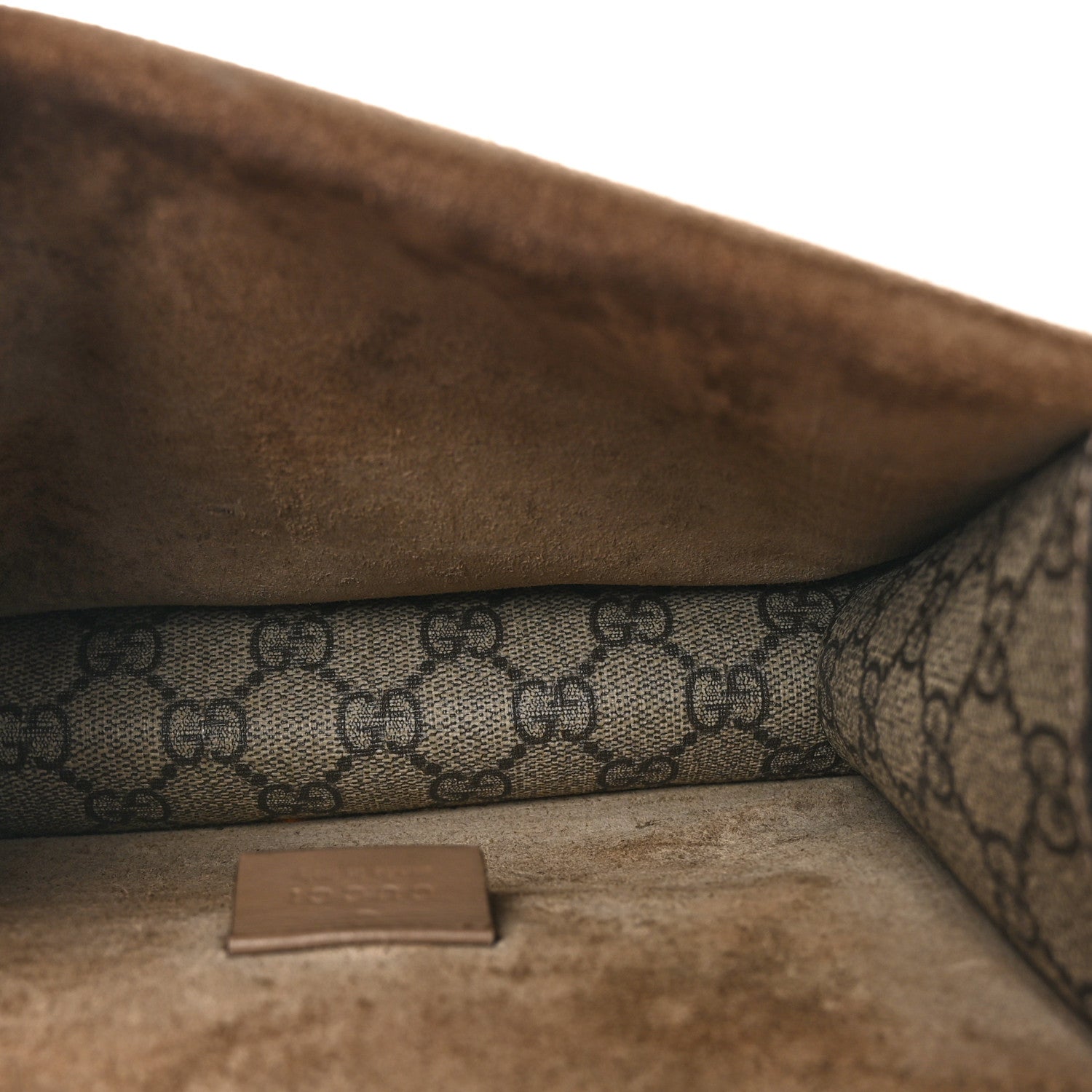 Gucci GG Supreme Monogram Mini Dionysus Shoulder Bag Taupe 5 of 10