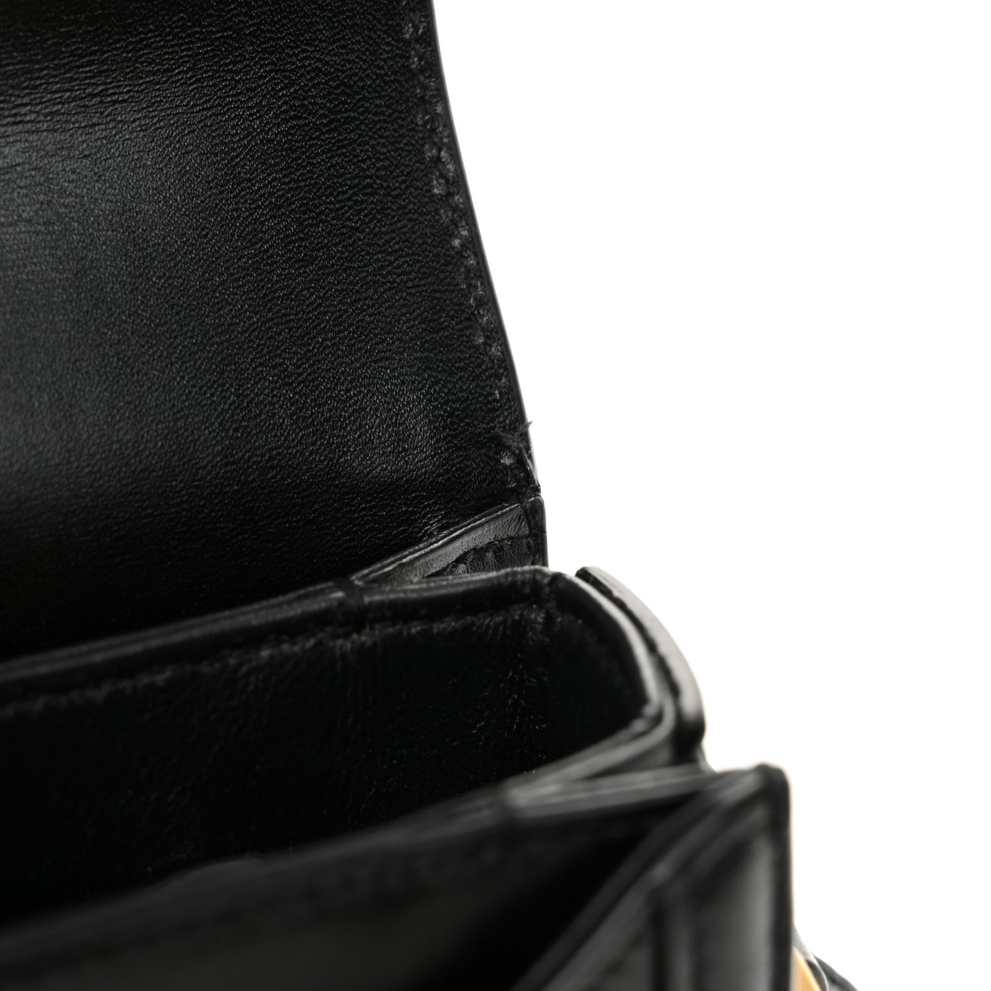 Smooth Calfskin Small Solferino Satchel Black