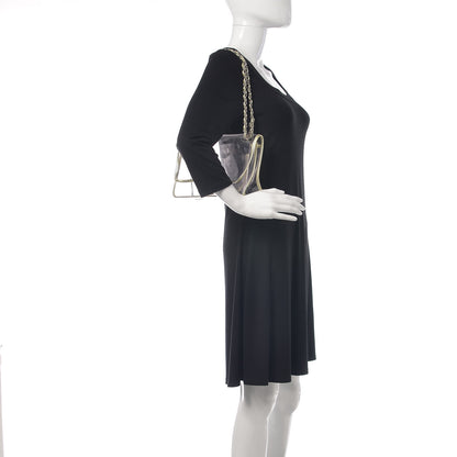 Chanel Lambskin Vinyl Large Naked Flap Silver 2 of 10