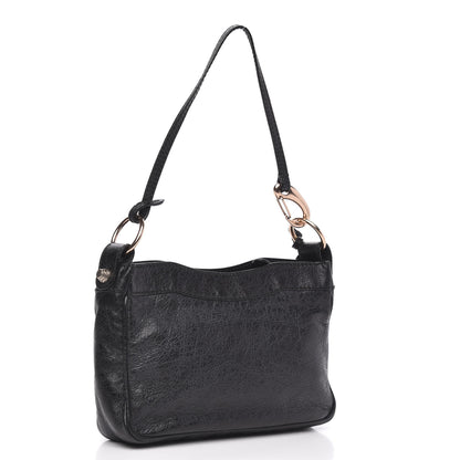 Balenciaga Agneau Giant 12 Rose Gold Hardware Hip Pochette Black 3 of 9