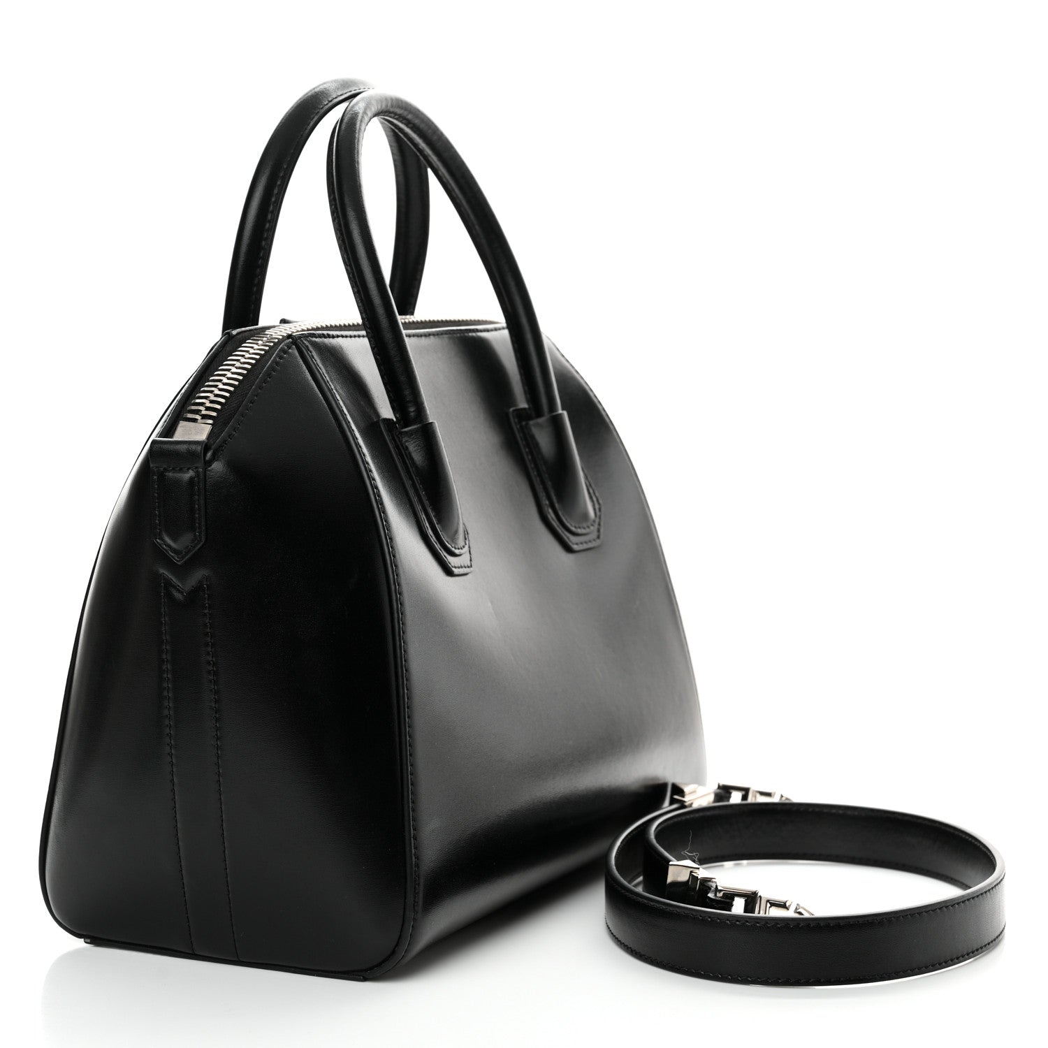 Givenchy Shiny Lord Calfskin Small Antigona Black 2 of 15