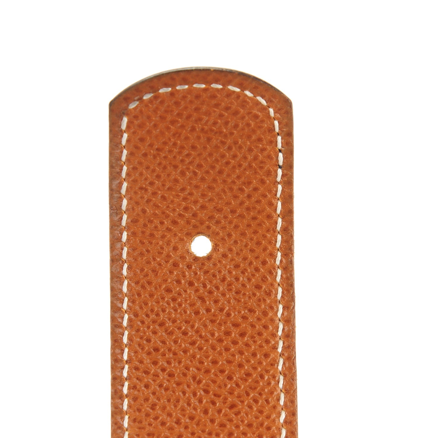 Hermes Box Courchevel Reversible Horsebit H 32mm Belt 80 Noir Gold 4 of 10
