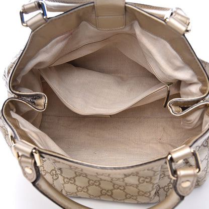 Gucci Guccissima Medium Sukey Tote Champagne 5 of 20