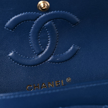 Chanel Caviar Quilted Small Double Flap Navy 11 of 12