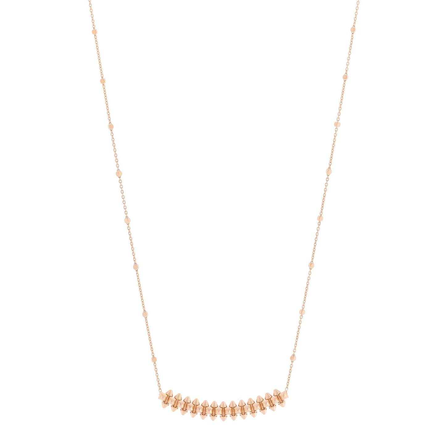 18K Pink Gold Small Clash de Cartier Necklace