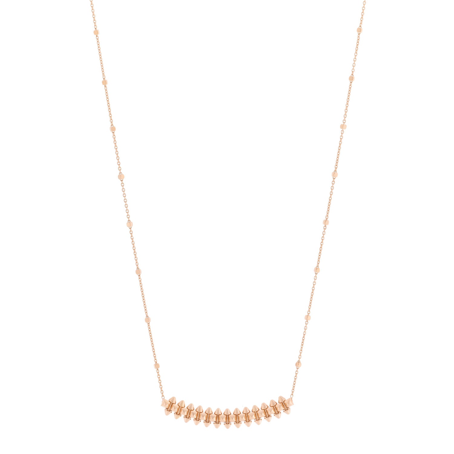 Cartier 18K Pink Gold Small Clash de Cartier Necklace 1 of 6