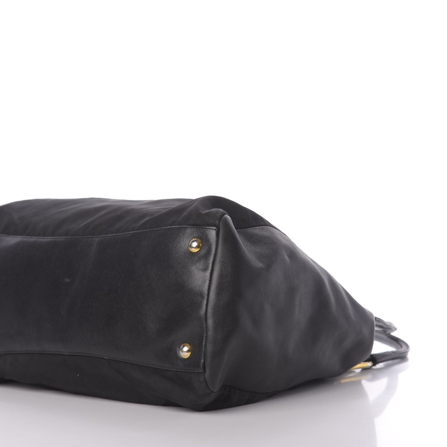 Tessuto Nylon Saffiano Tote Black
