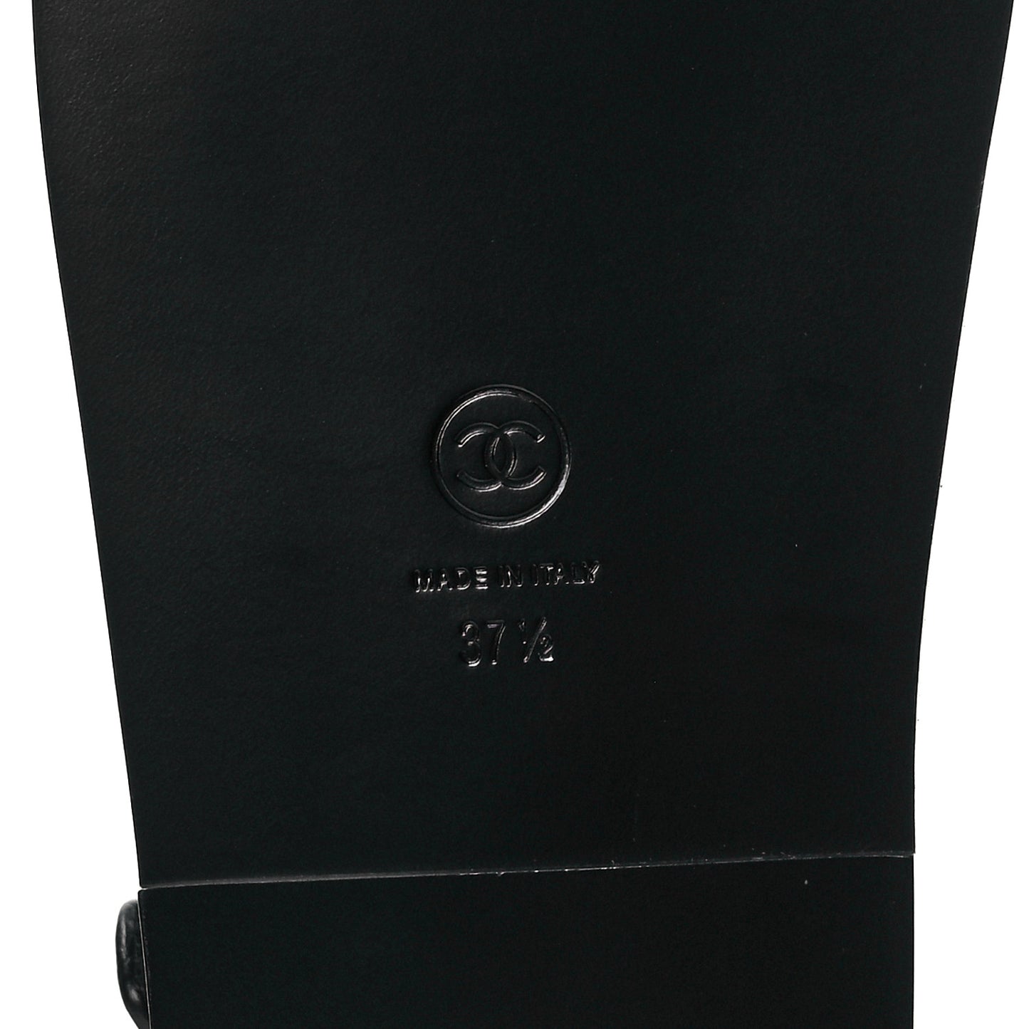 Grained Calfskin Velcro Dad Sandals 37.5 Black