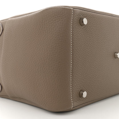 Hermes Taurillon Clemence Lindy 30 Etoupe 9 of 11